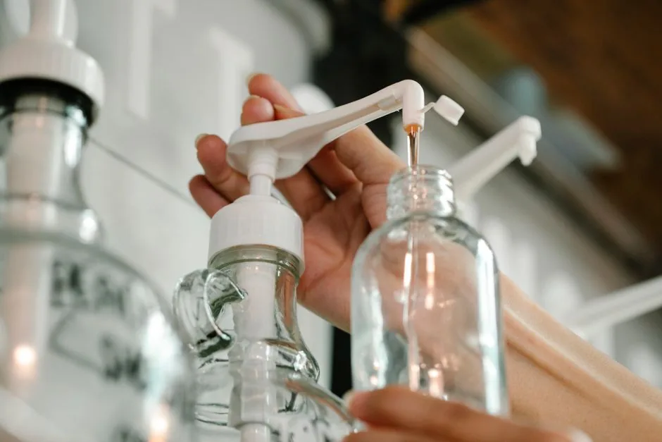 Cómo rellenar un dispensador de gel hidroalcohólico sin que gotee