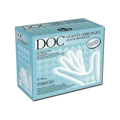 GIMA DOC - Guantes Quirúrgicos Desechables de Látex Puro de doc