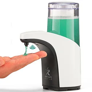 Antiope Design®️ ● Dispensador Gel Hidroalcoholico ● Dispensador Jabon Baño ● Dispensador Jabon Cocina y Oficina Sin Contacto