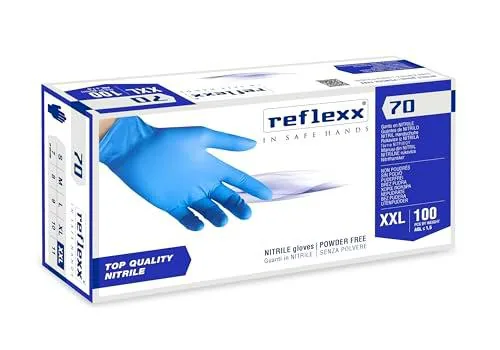 Reflexx R70/XXL, Nitril gloves powder free, Extra Largo 29 Cm