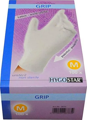 'Franz Mensch 2675 de látex Guante"Grip hygo Star, M