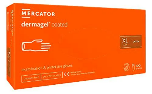 MERCATOR MEDICAL Dermagel 21859 - Guantes de visita