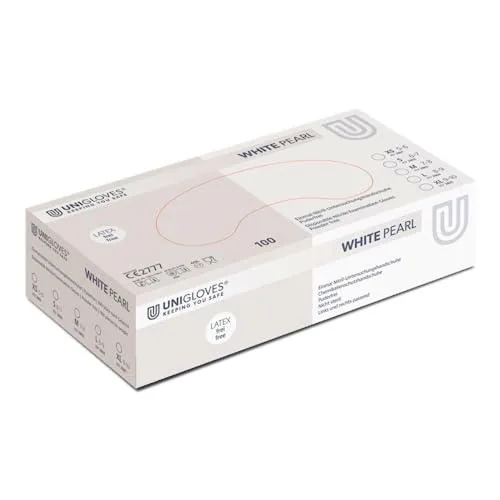 icp-nailcare GmbH - , nitrilo Guantes White Pearl Talla M