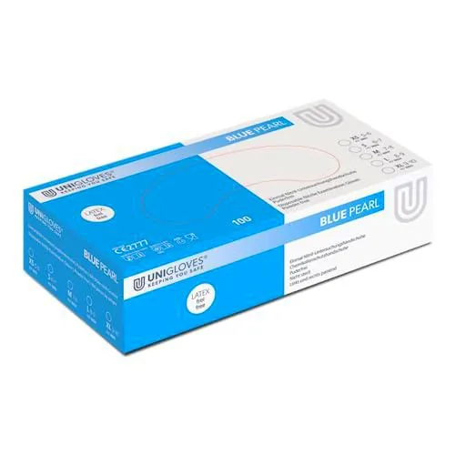 UNIGLOVES - Blue PEARL® Guantes desechables de nitrilo