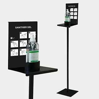 Q&B Grafiche - Pedestal TOT10 para gel desinfectante de manos