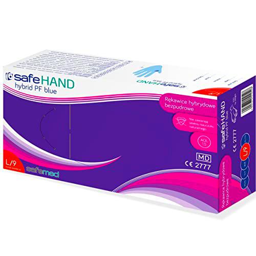 Safemed Guantes desechables híbridos "Safe Hand", 100 unidades