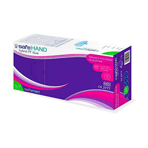 Safemed Guantes de nitrilo S "Safe Hand", 100 unidades