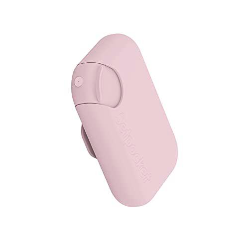 SETPOCKET Dispensador para Gel Hidroalcohólico con Pinza de Sujección. Color Rosa