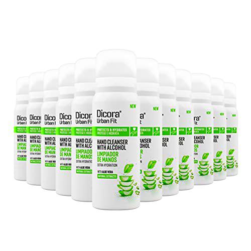 Dicora Urban Fit Spray Limpiador de Manos Aloe Vera 75 ml (Pack 12 unidades)