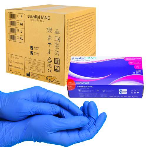 Safemed Guantes de nitrilo L "Safe Hand", 1000 unidades