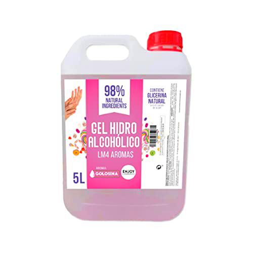 Enjoy Cosmetics Nuevo Caramelo Aroma Hidroalcohólico Gel para Protección De La Piel, 5000 ml