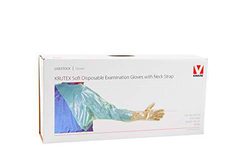 Krutex Protector A1 - Guantes (50 unidades), color verde