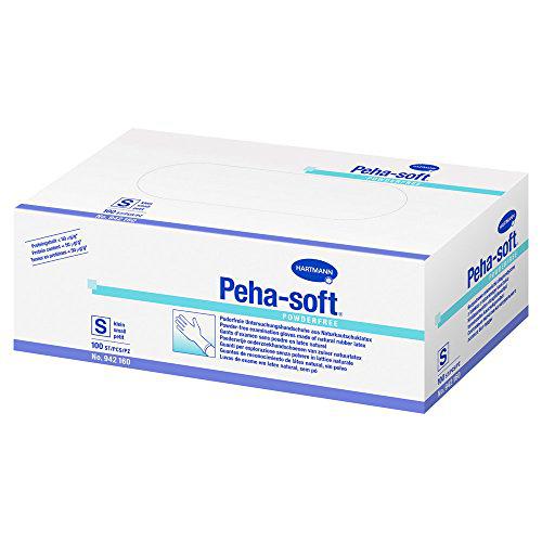 Soft Peha Guantes Desechables de Látex, Sin polvo, No Estéril
