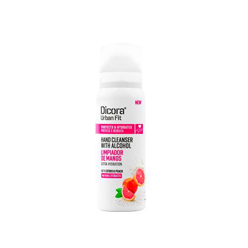 Dicora Urban Fit Spray Limpiador de Manos Cítricos &amp; Melocotón 75 ml