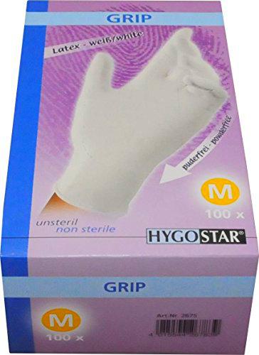 'Franz Mensch 2675 de látex Guante"Grip hygo Star, M