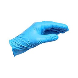 Wurth Guantes desechables de nitrilo sin polvo, color azul