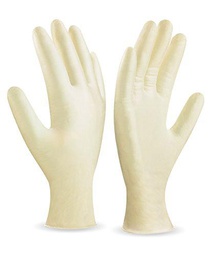 Marca 688-VTUTL - Juego guante vinilo con polvo talla -l transparente(100u)