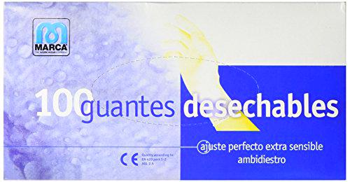 Marca 688-VAUTS - Juego guante vinilo sin polvo talla -s azul(100u)