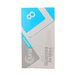 Shine Inline Guantes Desechables Blanco Látex Talla L Sin polvo (100 uds)