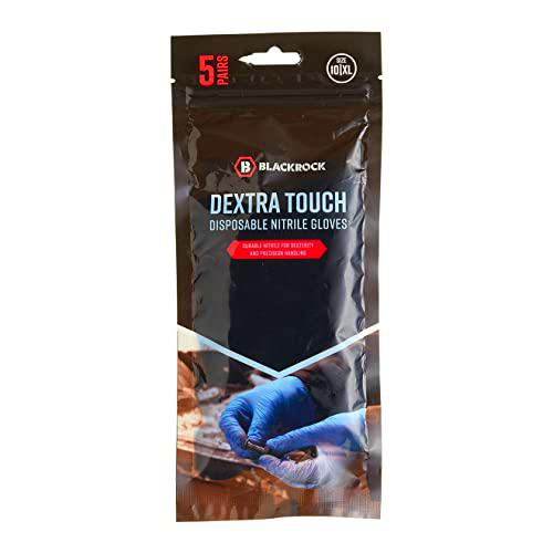 Blackrock Guantes desechables, paquete de 10, guantes desechables de nitrilo