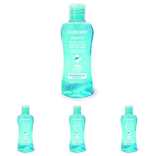 Babaria - Gel Hidroalcoholico Manos Mineral, Gel Hidroalcoholico Para El Bolso
