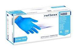 Guantes desechables de látex con polvo (XL)