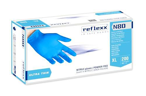 Guantes desechables de látex con polvo (XL)