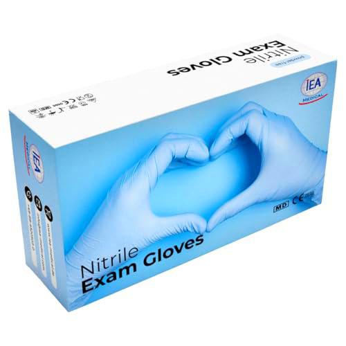 IEA Medical Guantes de nitrilo S Azul, 100 unidades
