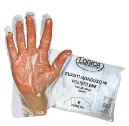 Guanti Monou Polieten 100Pz Ricc
