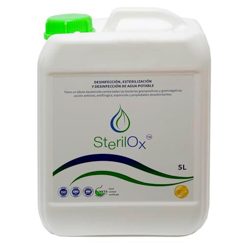 SterilOx 5 litros Desinfectante multiusos cosmético/a base de ácido hipocloroso (HOCl) / Para piel