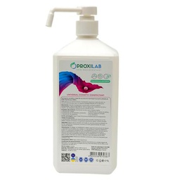 Proxolab 1000 ml producto cosmético para destruir patógenos en la piel y los instrumentos/salones de belleza/salas de tatuaje/con ácido hipocloroso/100% natural/sin alcohol/hipoalergénico