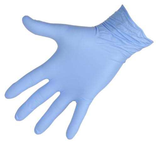 Kerbl Nitrilo Top Pro, S azul 100 ud desechables, sin polvo