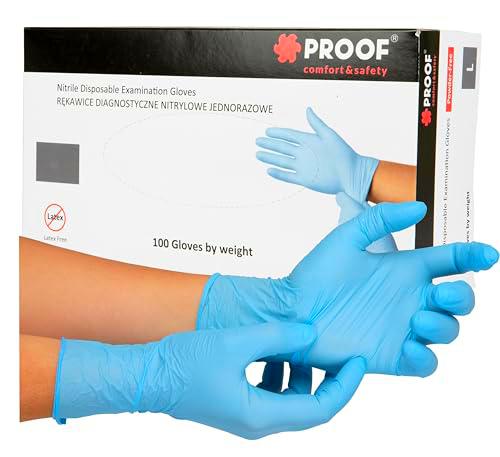 PROOF COMFORT SAFETY - Guantes Desechables Estériles en Azul