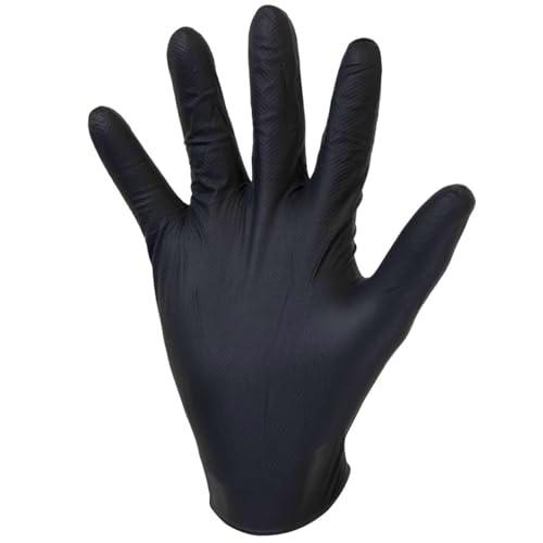 PIT BOSS - Paquete de 50 guantes desechables de nitrilo 2 guantes de algodón