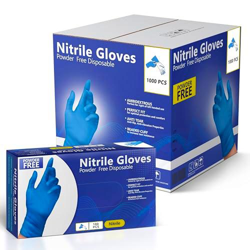 Guantes de laboratorio de nitrilo, guantes desechables