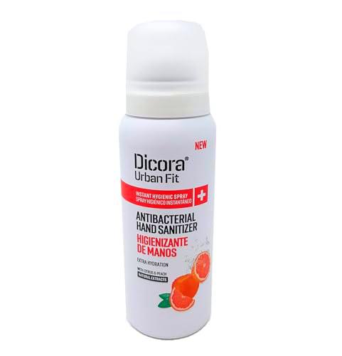 Dicora Urban Fit Spray Limpiador de Manos Cítricos &amp; Melocotón 75 ml (Paquete de 2)
