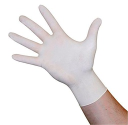 Kerbl Guantes Desechables Látex, Libre de Polvo, Chloriniert, Pieza 100