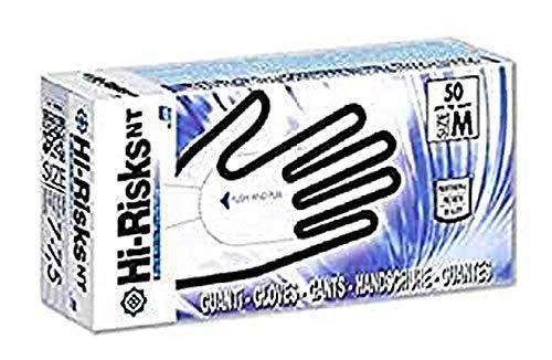 Linea Premium - Guantes de nitrilo, XL, Negro, 50