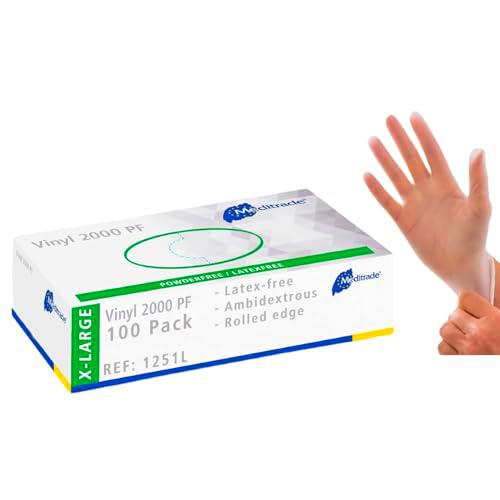 meditrade 1251 X L vinilo 2000, sin talco, 1er Pack (1 x 100 unidades)
