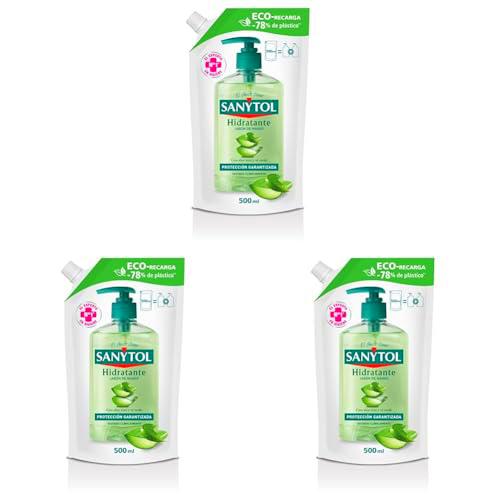 Sanytol - Eco-Recarga Jabón de Manos Hidratante, Protege