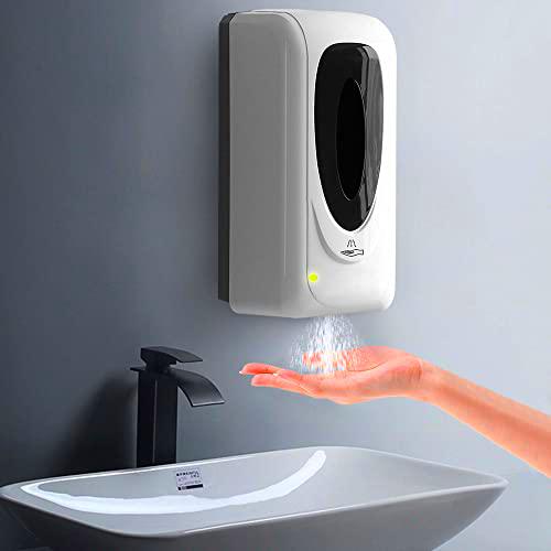 Jewaytec Dispensador Gel Hidroalcoholico,Dispensador de JabóN AutomáTico Pared del Touchless,con Sensor de Infrarrojos,para El Hogar