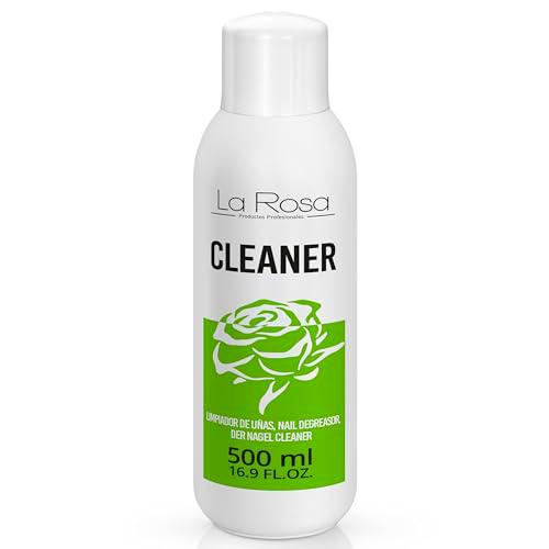 LaRosa Nail CLEANER 500ml Cleaner para Gel, Eliminar la capa pegajosa de geles UV/Esmaltes permanentes/Esmaltado Permanente/Cleanser para uñas de gel