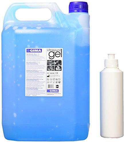 Gima 33276 - Gel ultrasónico de tanque, 5 litros, 2 unidades, azul