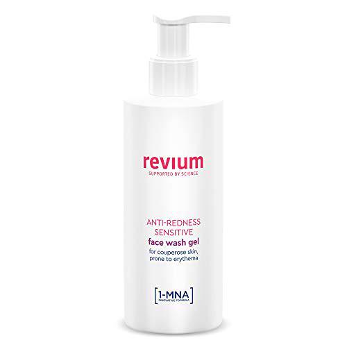 Revium Anti Rojez Facial Limpieza Gel por cuperosis Piel, 200 ml