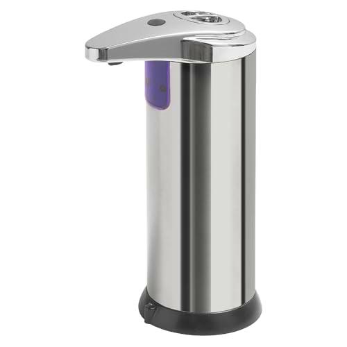 Gedy CHROMIS Dispensador jabon baño automatico y Gel higienizante con Capacidad de 240 ml
