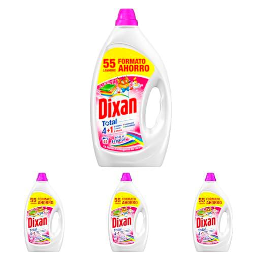 Dixan Gel Adiós al Separar Total 4+1, Detergente Líquido para Lavadora 55 Lavados