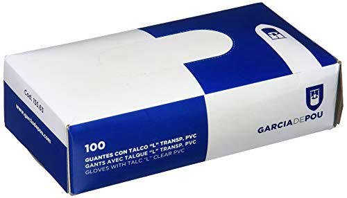 García de Pou 155.63 Guantes con Talco Grandes, Set de 100