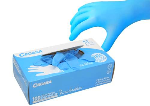 Zap Guantes 100% Nitrilo Talla Mediana - 100 unidades