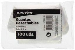 CEGASA Jupiter Guantes Desechables, 1 Pack con 100 Unidades