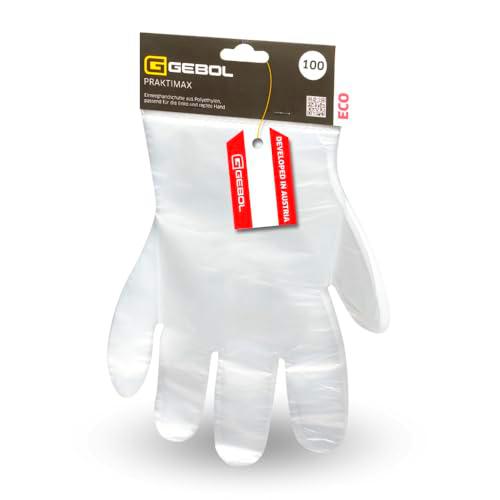 Gebol Praktimax - Guantes desechables (100 unidades